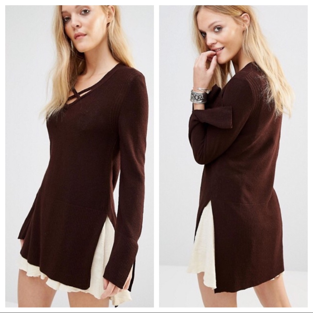 Free People Criss Cross Tunic - Picture 2 of 8